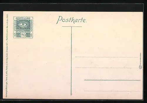 AK Dresden, Internationale Hygiene-Ausstellung 1911 - Schweizer Pavillon