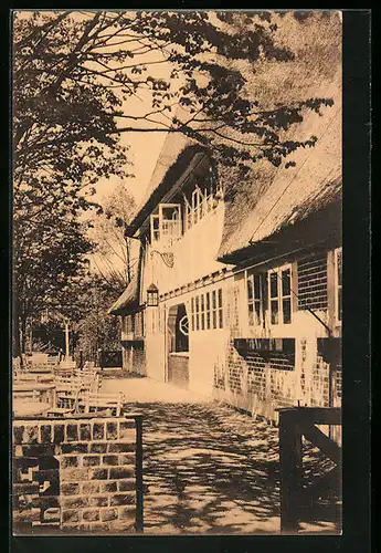 AK Hamburg-Altona, Gartenbau-Ausstellung 1914, Winkel am Bauernhaus