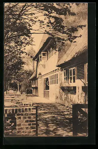 AK Hamburg-Altona, Gartenbau-Ausstellung 1914, Winkel am Bauernhaus