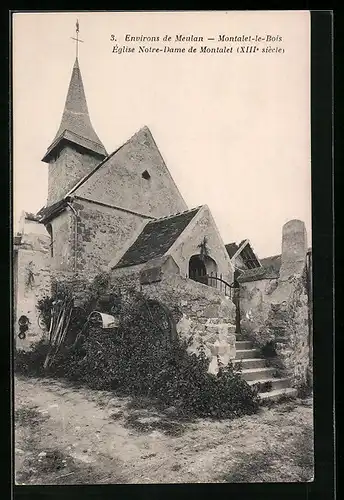 AK Montalet-le-Bois, Église Notre-Dame de Montalet