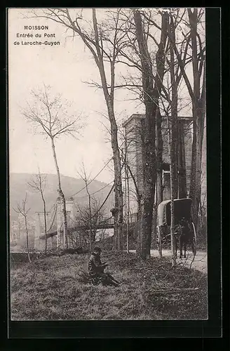 AK Moisson, Entrée du Pont de Laroche-Guyon