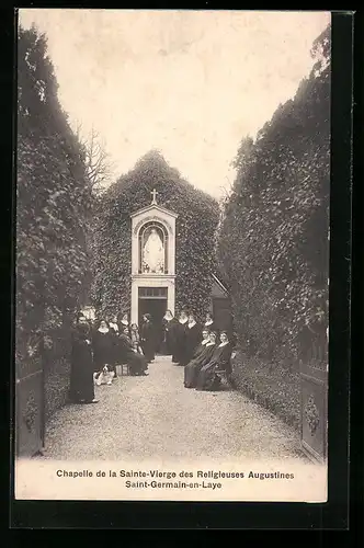 AK Saint-Germain-en-Laye, Chapelle de la Sainte-Vierge des Religieuses Augustines