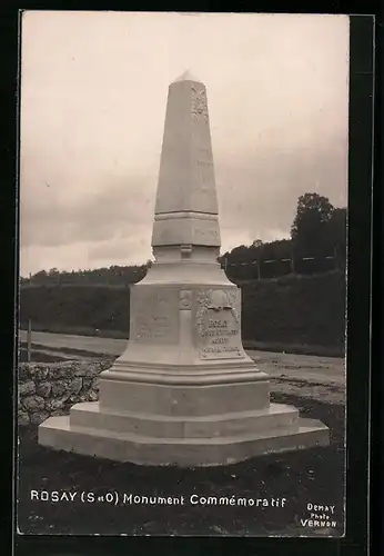 AK Rosay, Monument Commémoratif