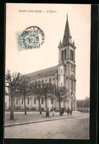 AK Rosny-sur-Seine, L`Èglise