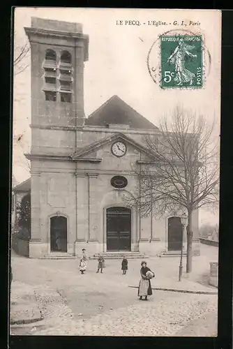 AK Le Pecq, Aavant l`Eglise