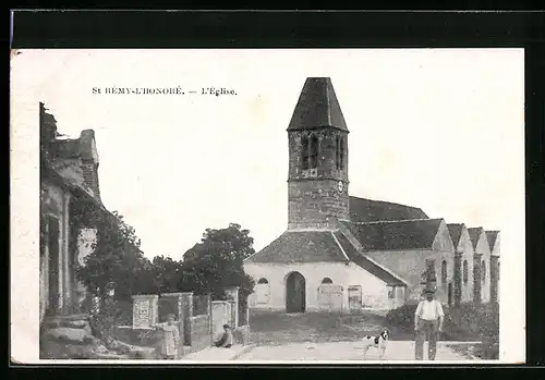 AK St Rémy-L`Honoré, L`Église