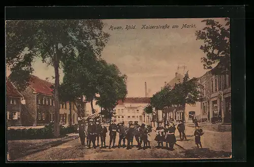 AK Haan /Rhld., Kaiserstrasse am Markt