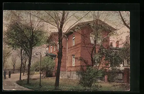 AK Alt-Scherbitz, Partie an der Krankenvilla