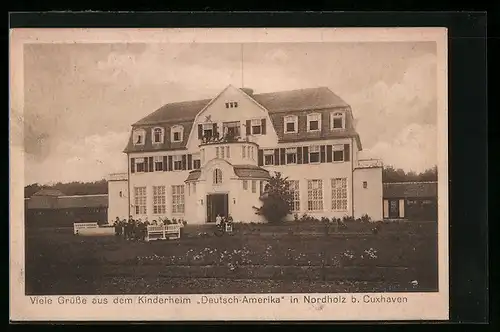 AK Nordholz b. Cuxhaven, Kinderheim Deutsch-Amerika