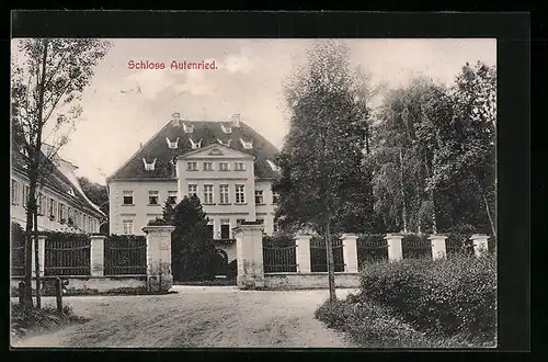 AK Autenried, Blick auf Schloss