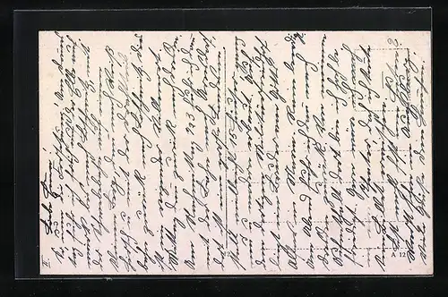 AK Riesa, Kaiserhof mit Passanten