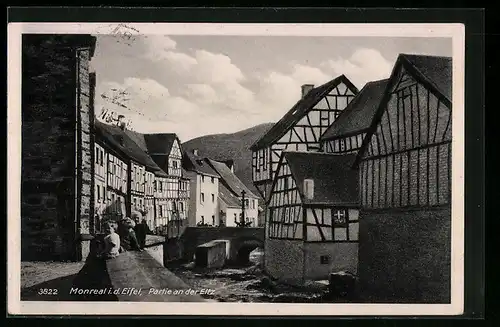 AK Monreal i. d. Eifel, Partie an der Eltz