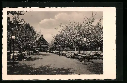 AK Hamburg-Winterhude, Gasthaus Milchwirtschaft im Stadtpark von Aug. Mayer