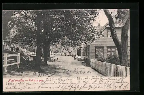 AK Rohlfshagen, Gasthaus Kupfermühle