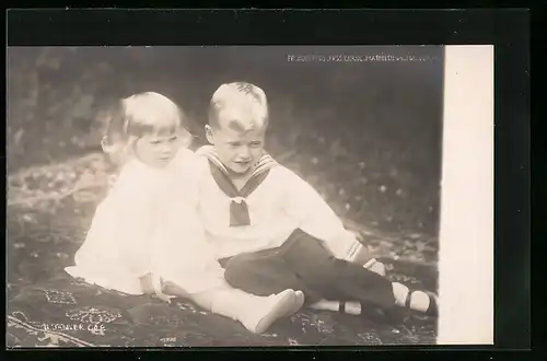 AK Prinz Hubertus und Prinzessin Carol-Mathild von Sachsen-Coburg-Gotha