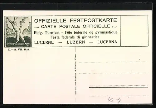 AK Luzern, Eidg. Turnfest, Massenübungen