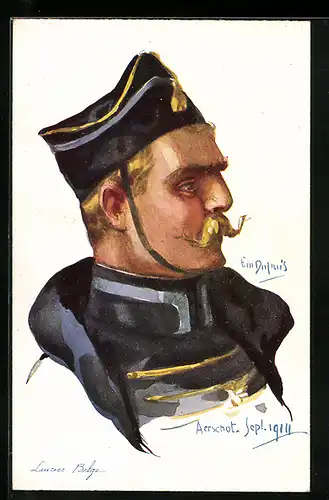 Künstler-AK Em. Dupuis: Aerschot, Lancier Belge 1914