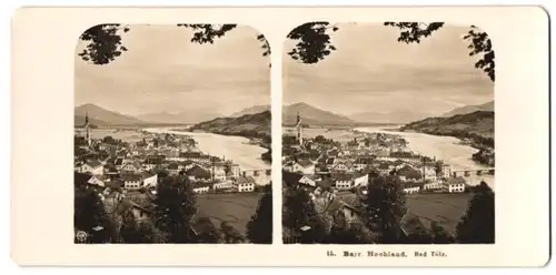 Stereo-Fotografie NPG, Berlin, Ansicht Bad Tölz, Blick nach der Stadt