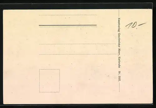 AK Karlsruhe, Bahnhofplatz mit Strassenbahnen, Bahnhof