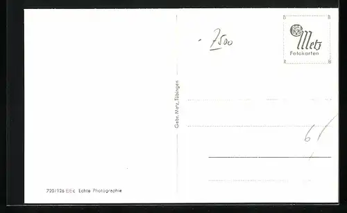 AK Karlsruhe, Bahnhofplatz aus der Vogelschau