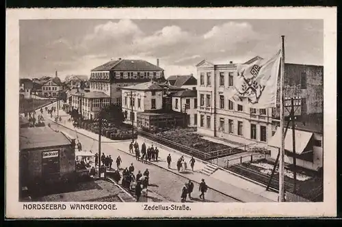 AK Wangerooge, Blick in die Zedelius-Strasse