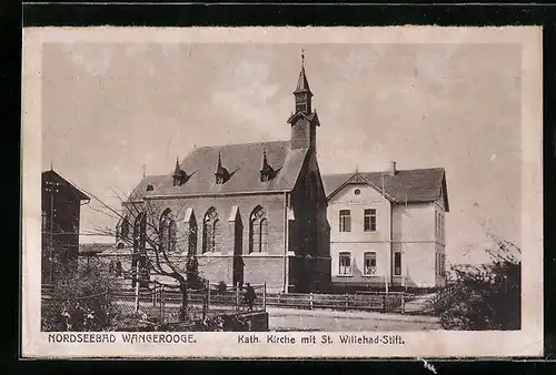 AK Wangerooge, Kath. Kirche mit St. Willehad-Stift