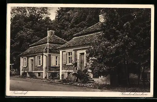 AK Triesdorf, Partie am Kavalierhäuschen
