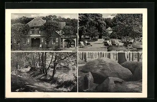 AK Hedendorf-Neukloster i. Hann., Gasthaus Zur Walhalla, Inh.: O. Wohlers