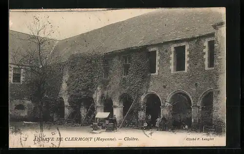 AK Clermont, Abbaye de Clermont, Cloître