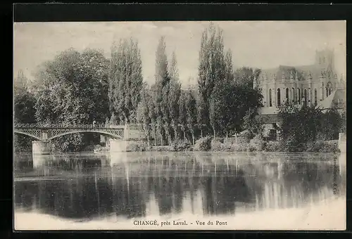 AK Changé, près Laval, Vue du Pont