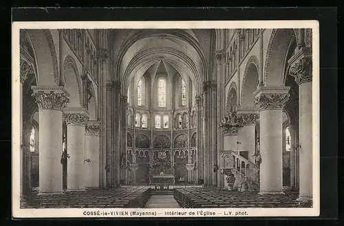 AK Cossé-le-Vivien, Intérieur de l`Eglise