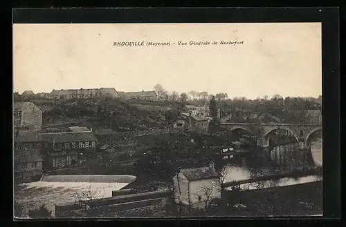 AK Andouillé, Vue générale de Rochefort