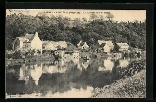 AK Laval-Avesnières, La Mayenne vers St-Pierre