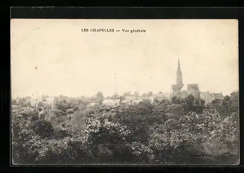 AK Les Chapelles, Vue générale