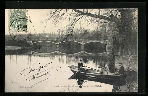 AK Changé, Le Pont, Ruderboot