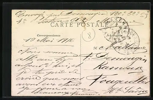 AK Mayenne, Le Musée et la Bibliothèque