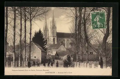 AK Pontmain, Avenue de la Gare