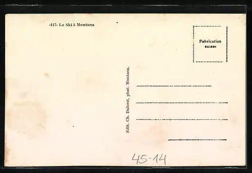 AK Skispringer im Flug mit Zuschauern