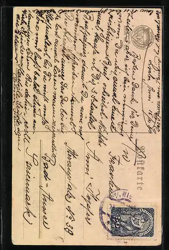 Künstler-AK Franz Kuderna: Deutscher Schulverein Nr. 919: Der Wirtin Töchterlein