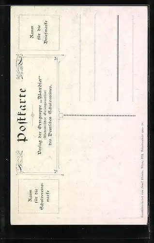 Künstler-AK Karl Friedrich Gsur: Deutscher Schulverein Nr. 92a: Mädchen am Rosenbusch sitzend