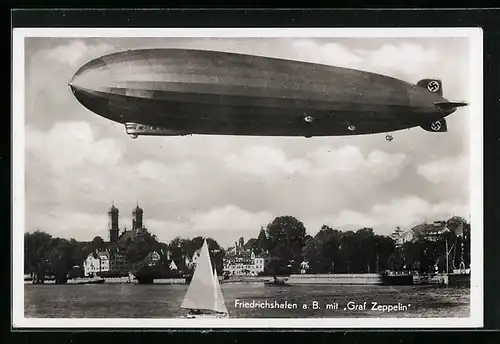 AK Friedrichshafen a. B., Luftschiff Graf Zeppelin