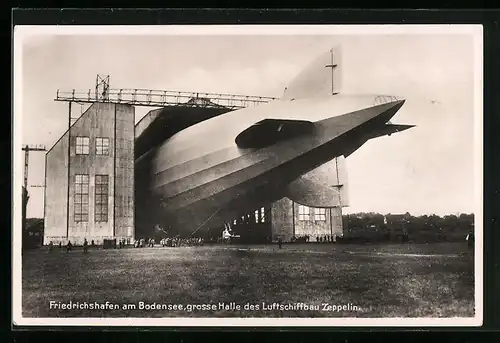 AK Friedrichshafen, Grosse Halle des Luftschiffbau Zeppelin