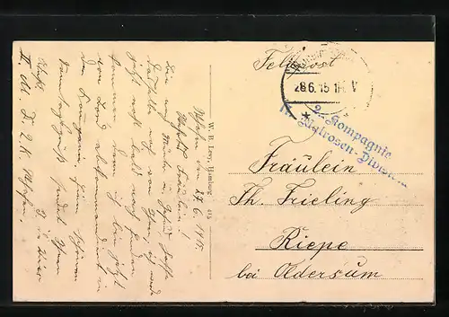 AK Kriegsschiff SMS Posen am Liegeplatz