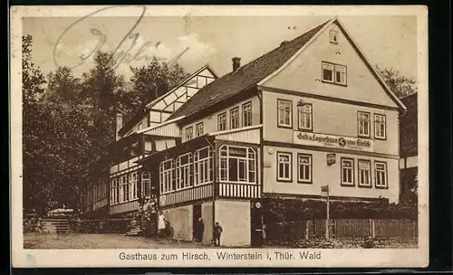 AK Winterstein / Thür., Gasthaus zum Hirsch