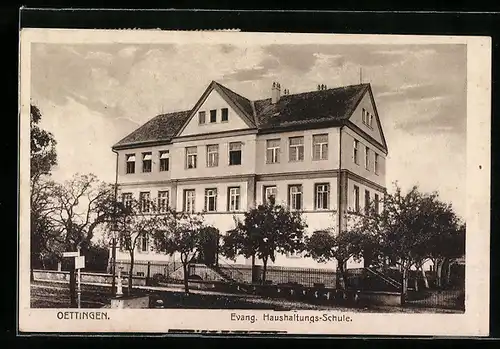 AK Oettingen, Evangelische Haushaltungs-Schule