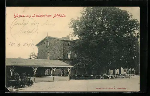 AK Lasbeck, Gasthaus Lasbecker Mühle