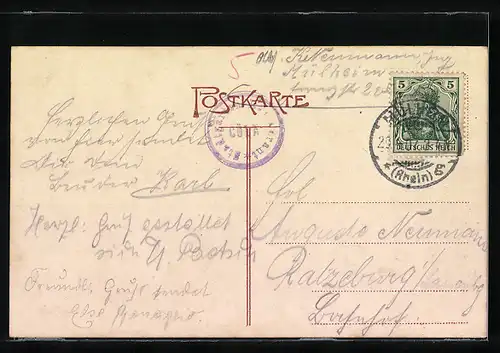 AK Köln-Neustadt, Stadtgarten-Restaurant