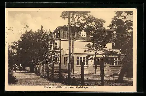 AK Carlshagen a. U., Kinderheilstätte Lenzheim