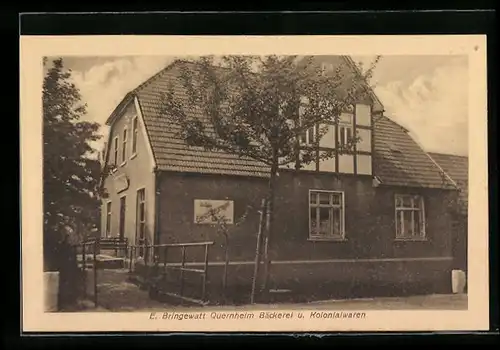 AK Quernheim, Bäckerei und Kolonialwaren Bringewatt