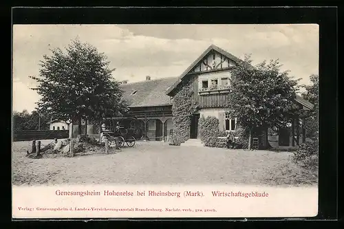 AK Rheinsberg /Mark, Genesungsheim Hohenelse, Wirtschaftsgebäude